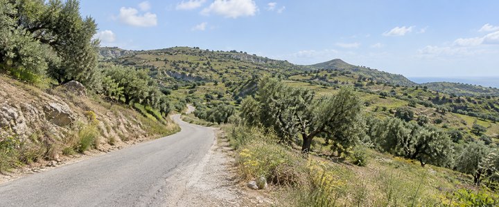 A road through the hills