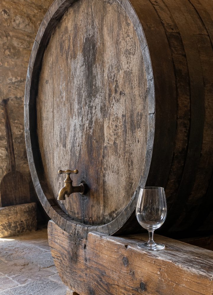 Oak barrels