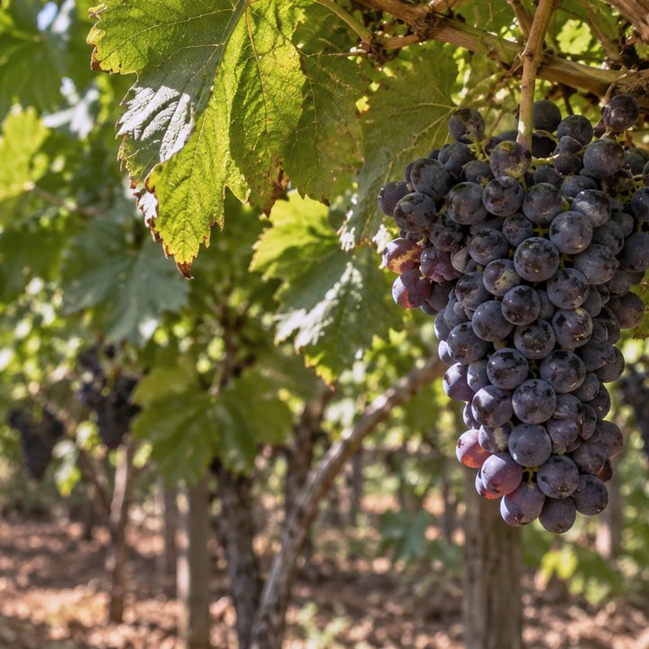 Grapes and cane